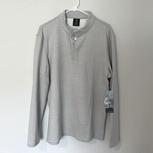 Kyodan Super Soft Heather Grey Fleece Top. Size XL